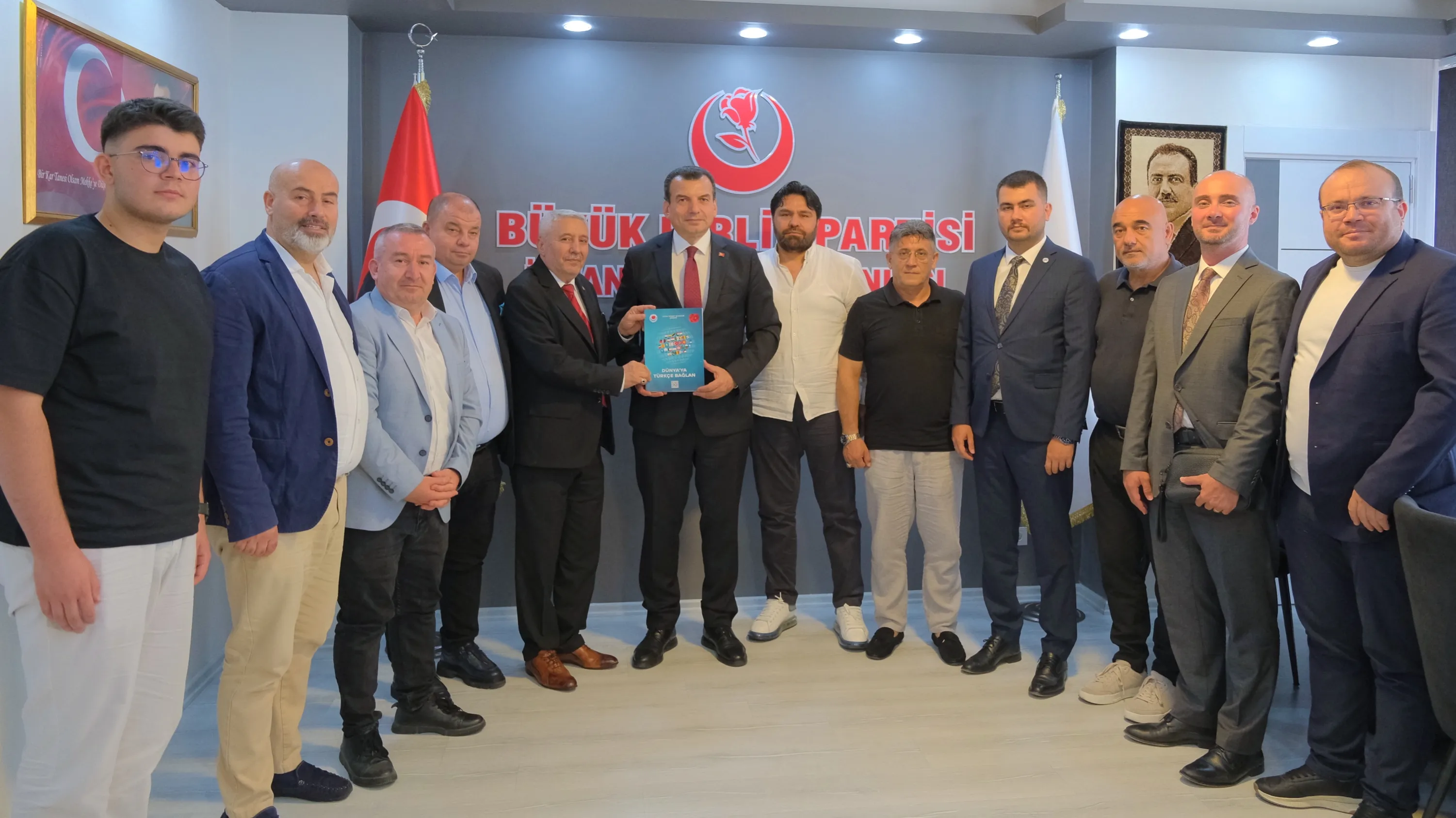 DUTTİP Dünya Türk Ticaret Platformu Heyetinden İl Başkanlığımıza Ziyaret