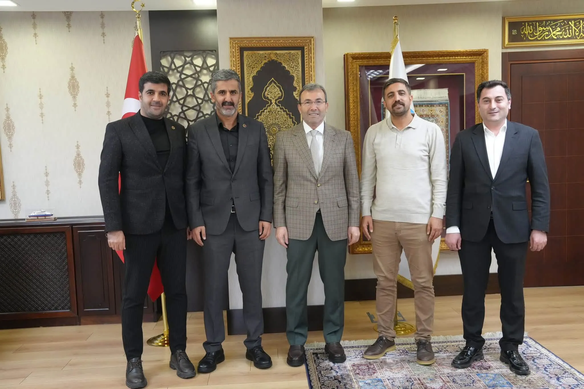 Büyük Birlik Partisi Pendik İlçe Başkanlığı’ndan Belediye Başkanı Ahmet Cin’e Ziyaret