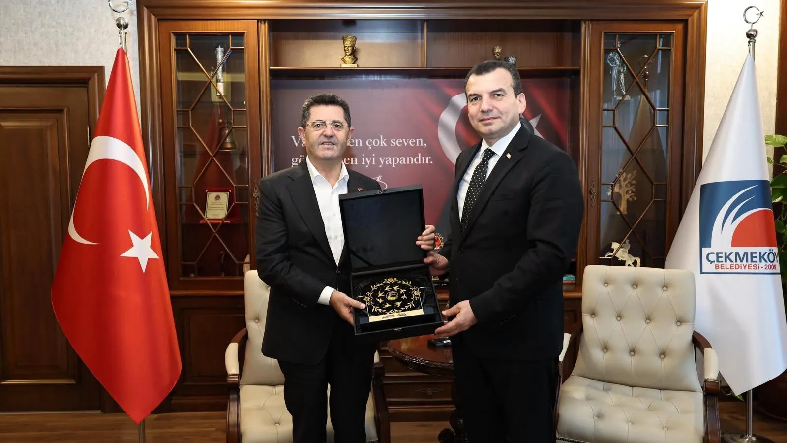 Büyük Birlik Partisi İstanbul İl Başkanlığından Çekmeköy Belediyesine ziyaret